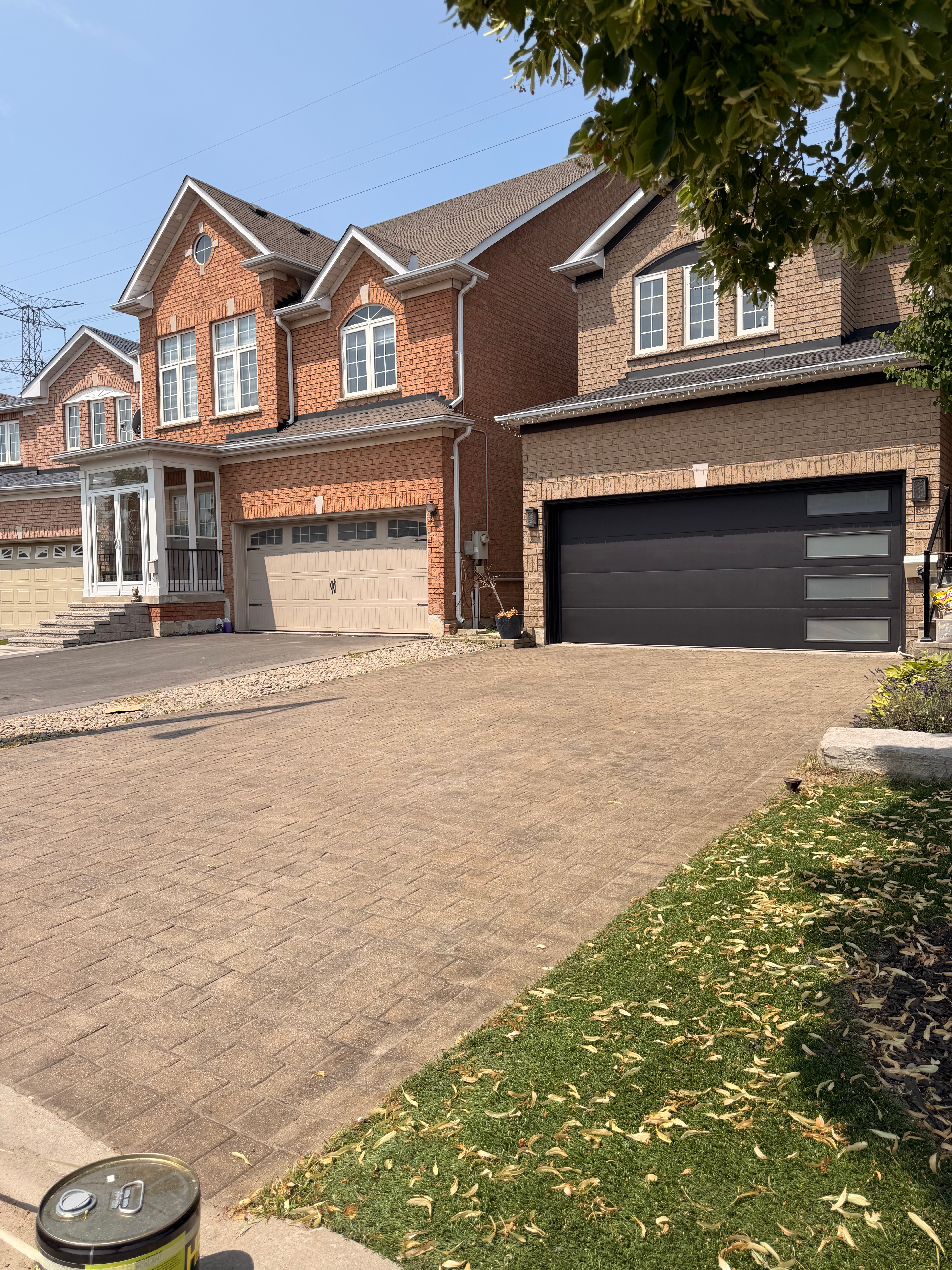 After: Front Driveway Weed Removal